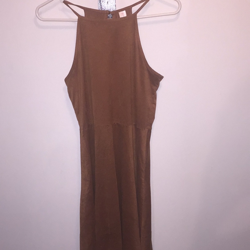 Suede dress